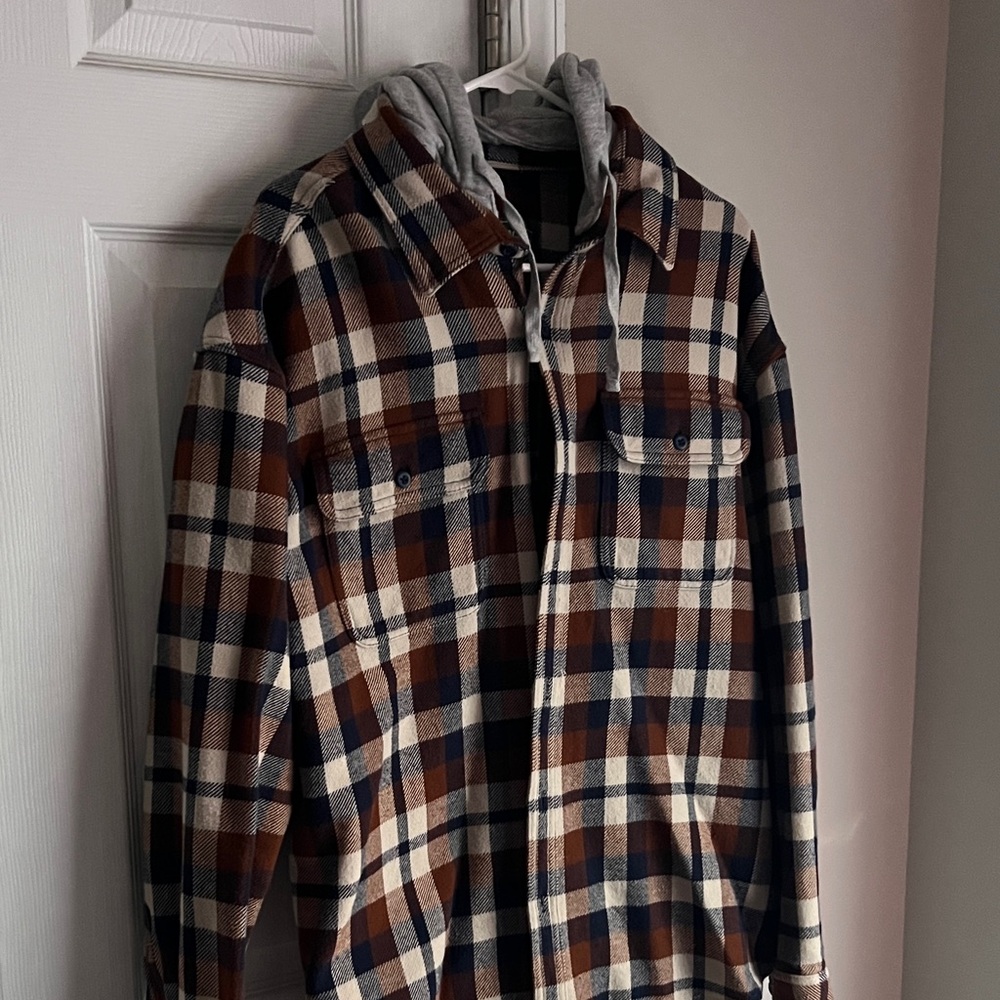 American Eagle Outfitters Checkered Flannel Shirt